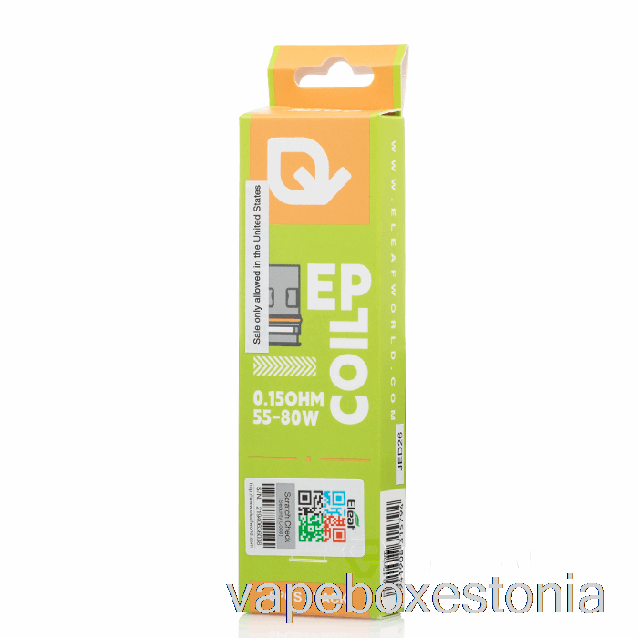 Vape Box Estonia Eleaf Ep Asenduspoolid 0,15ohm Ep Coils